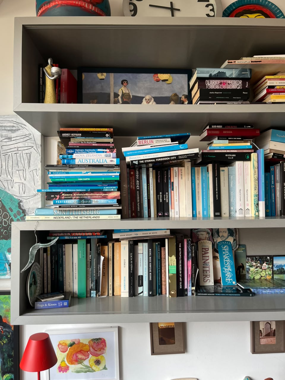 Estante de livros